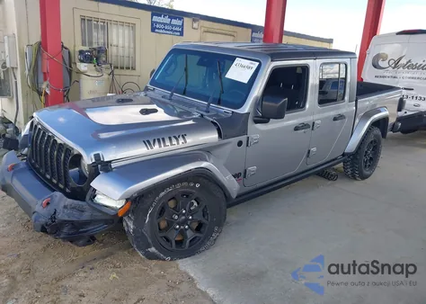 2021 Jeep Gladiator Willys 4X4 from USA, damaged, VIN 1C6HJTAG0ML559007
